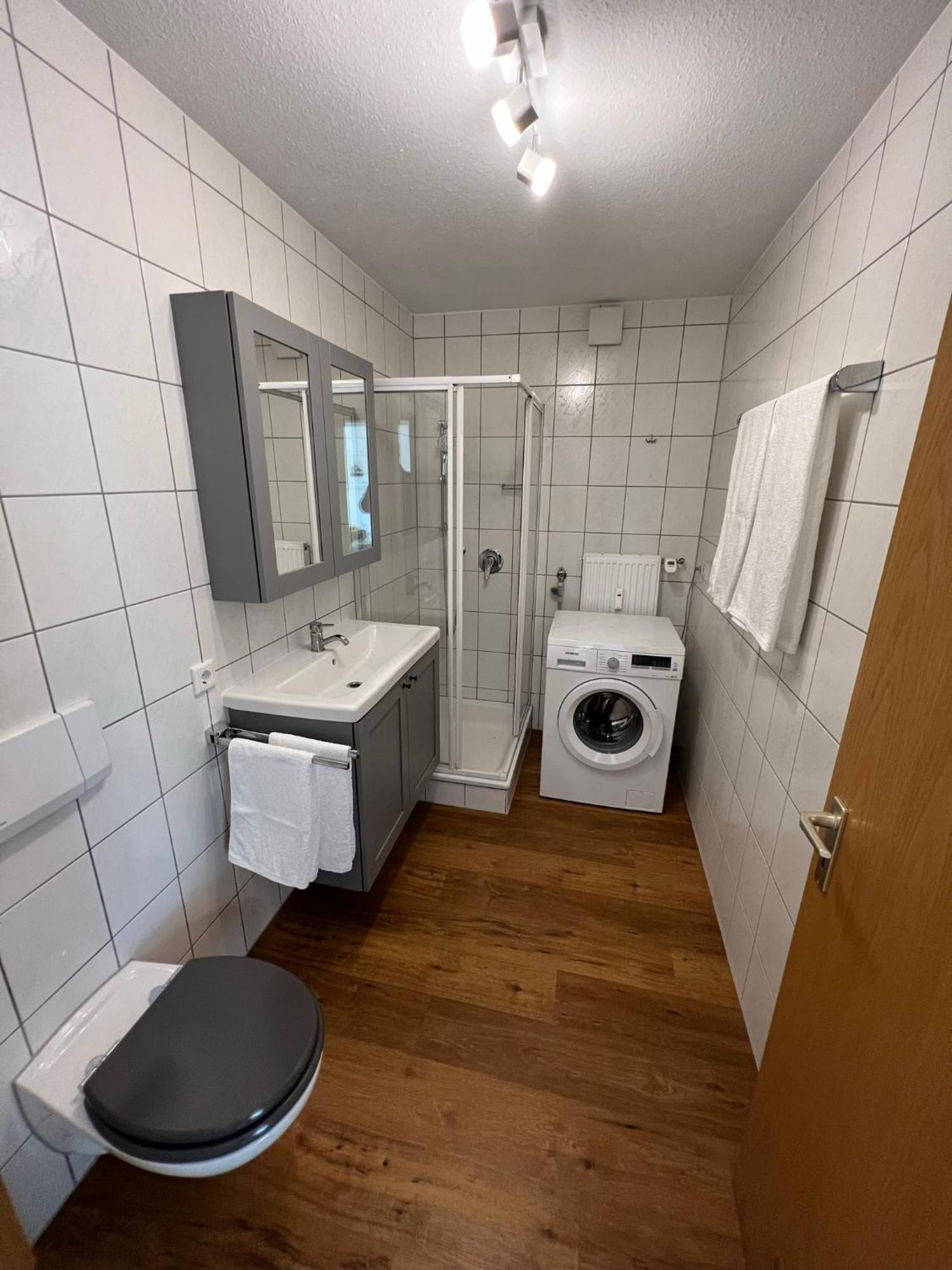 Schoene Ferienwohnung In 슈톡카흐 외부 사진