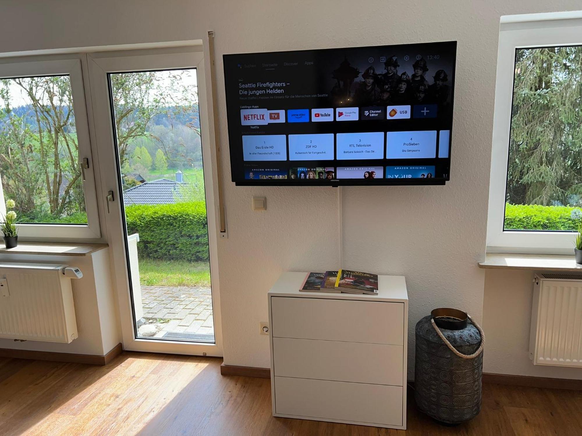 Schoene Ferienwohnung In 슈톡카흐 외부 사진