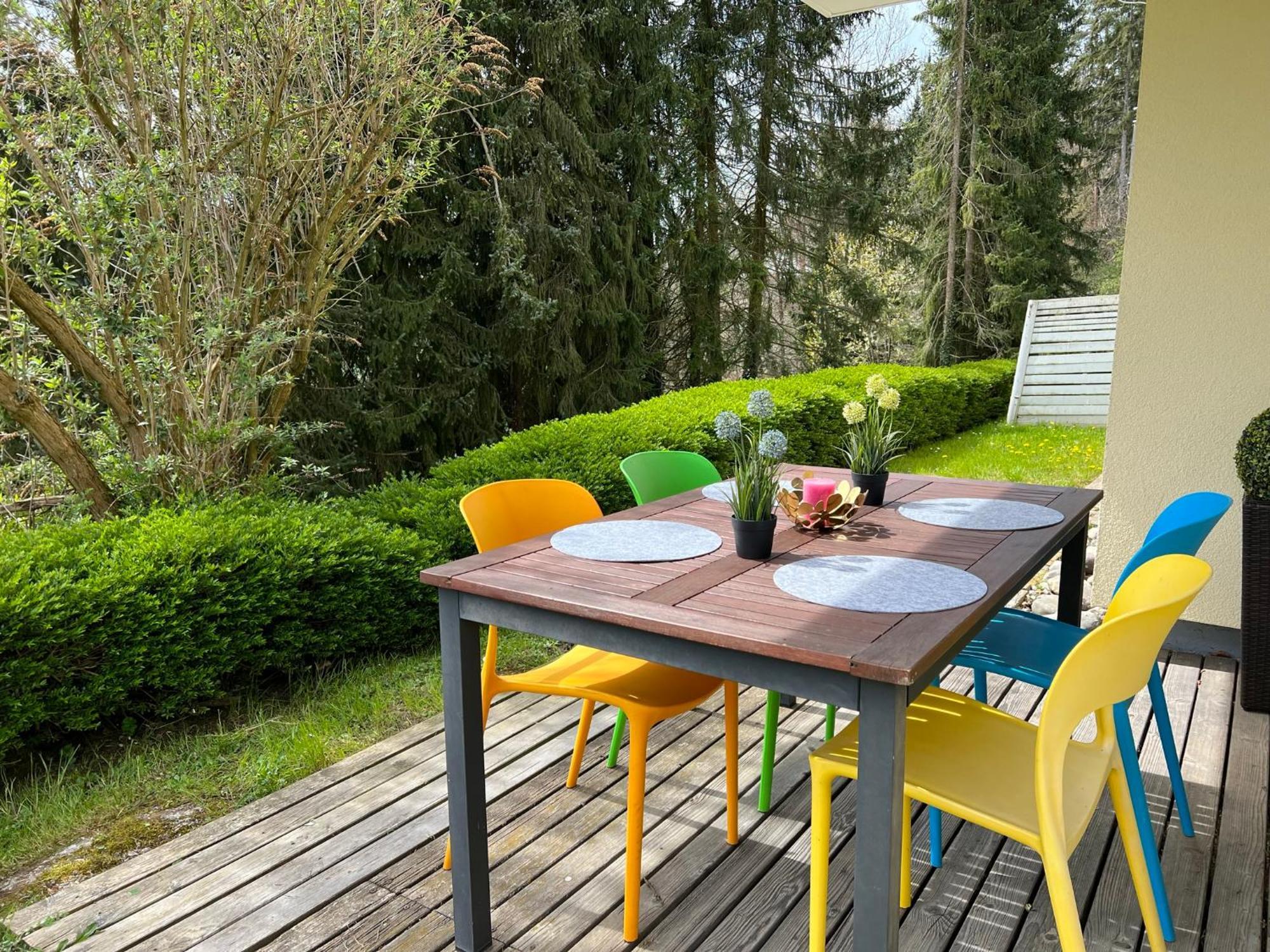 Schoene Ferienwohnung In 슈톡카흐 외부 사진